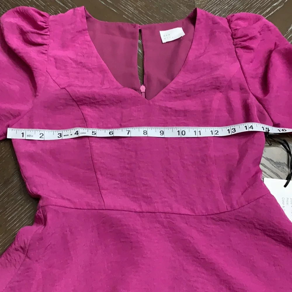 Dee Elly purple peplum top Size S - Picture 16 of 16